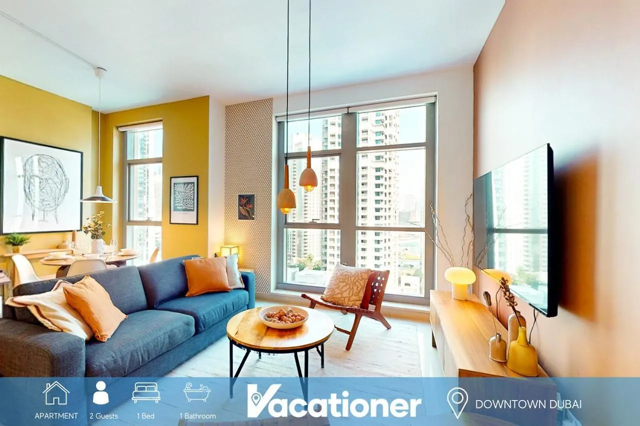 Claren Tower - Sophisticated One Bed With Fountain Views Appartement Dubai